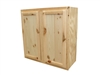 W3630-PFP Cabinet, 36 in OAW, 12-3/4 in OAD, 30 in OAH, Pine Wood, 1-Shelf, 2-Door, Assembled